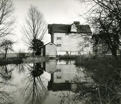 Historic photo outside the mill